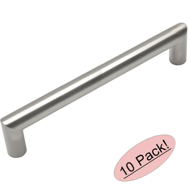 Cosmas 703-128SN Satin Nickel Contemporary Cabinet Hardware Bar Handle Pull 5 128mm 10 Pack Hole Centers 